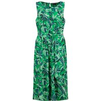 Weird Fish Nalani Printed Viscose Jumpsuit Cactus Green Size 10 Weird Fish Nalani Printed Viscose Jumpsuit Cactus Green Size 10