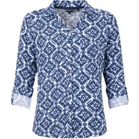 Weird Fish Syona Double Cloth Printed Shirt Twilight Size 10 Weird Fish Syona Double Cloth Printed Shirt Twilight Size 10