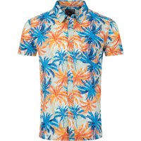 Weird Fish Faraway Short Sleeve Printed Shirt Paprika Size 5XL Weird Fish Faraway Short Sleeve Printed Shirt Paprika Size 5XL