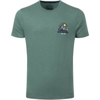 Weird Fish Lake District Back Print Graphic T-Shirt Dusky Green Size M Weird Fish Lake District Back Print Graphic T-Shirt Dusky Green Size M