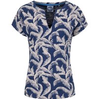 Weird Fish Alia Printed Jersey T-Shirt Ink Size 12 Weird Fish Alia Printed Jersey T-Shirt Ink Size 12