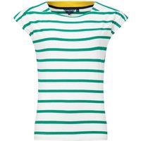 Weird Fish Bowe Striped Jersey T-Shirt Heritage Green Size 10 Weird Fish Bowe Striped Jersey T-Shirt Heritage Green Size 10