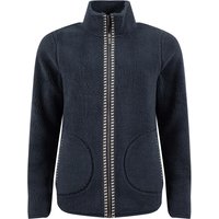Weird Fish Lucille Lightweight Full Zip Borg Fleece Navy Size 14 Weird Fish Lucille Lightweight Full Zip Borg Fleece Navy Size 14