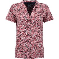 Weird Fish Rhenena Printed Jersey Polo Shirt Begonia Pink Size 8 Weird Fish Rhenena Printed Jersey Polo Shirt Begonia Pink Size 8