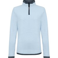 Weird Fish Beye 1/4 Zip Grid Fleece Cool Blue Size 14 Weird Fish Beye 1/4 Zip Grid Fleece Cool Blue Size 14