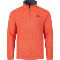 Weird Fish Newark 1/4 Zip Grid Fleece Orange Spice Size 4XL Weird Fish Newark 1/4 Zip Grid Fleece Orange Spice Size 4XL