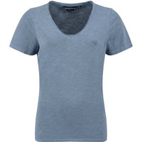 Weird Fish Hailey V-Neck T-Shirt Faded Blue Size 14 Weird Fish Hailey V-Neck T-Shirt Faded Blue Size 14