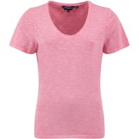 Weird Fish Hailey V-Neck T-Shirt Peony Size 12 Weird Fish Hailey V-Neck T-Shirt Peony Size 12