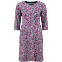 Weird Fish Moondust Printed Jersey Dress Magenta Size 8 Weird Fish Moondust Printed Jersey Dress Magenta Size 8