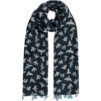 Weird Fish Marelia Printed Scarf Midnight Size ONE Weird Fish Marelia Printed Scarf Midnight Size ONE