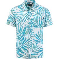 Weird Fish Faraway Short Sleeve Printed Shirt White Size 5XL Weird Fish Faraway Short Sleeve Printed Shirt White Size 5XL