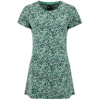 Weird Fish Sidra Printed Jersey Slub Tunic Deep Teal Size 22 Weird Fish Sidra Printed Jersey Slub Tunic Deep Teal Size 22