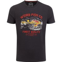 Weird Fish Fish Out Of Water Front Print Graphic T-Shirt Coal Size 2XL Weird Fish Fish Out Of Water Front Print Graphic T-Shirt Coal Size 2XL