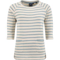 Weird Fish Ives Loopback Stripe Tunic Top Pale Denim Size 14 Weird Fish Ives Loopback Stripe Tunic Top Pale Denim Size 14