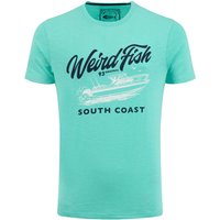 Weird Fish South Coast Front Print Graphic T-Shirt Aqua Marine Size 2XL Weird Fish South Coast Front Print Graphic T-Shirt Aqua Marine Size 2XL