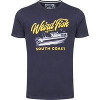 Weird Fish South Coast Front Print Graphic T-Shirt Midnight Size 2XL Weird Fish South Coast Front Print Graphic T-Shirt Midnight Size 2XL