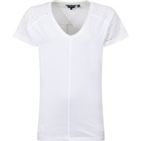 Weird Fish Milne Jersey Dobby T-Shirt White Size 22 Weird Fish Milne Jersey Dobby T-Shirt White Size 22