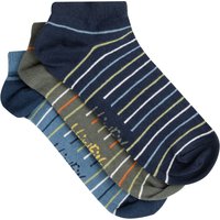 Weird Fish Rolph Trainer Socks 3 Pack Washed Blue Size 7-11 Weird Fish Rolph Trainer Socks 3 Pack Washed Blue Size 7-11