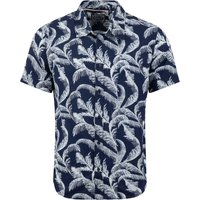 Weird Fish Avondale Short Sleeve Printed Shirt Dark Blue Size 5XL Weird Fish Avondale Short Sleeve Printed Shirt Dark Blue Size 5XL