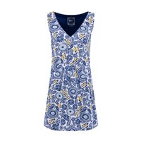 Weird Fish Indus Printed Jersey Tunic Blue Sapphire Size 12 Weird Fish Indus Printed Jersey Tunic Blue Sapphire Size 12