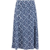 Weird Fish Romaro Printed Jersey Midi Skirt Twilight Size 10 Weird Fish Romaro Printed Jersey Midi Skirt Twilight Size 10
