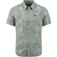 Weird Fish Russell Printed Chambray Short Sleeve Shirt Woodland Sage Size 2XL Weird Fish Russell Printed Chambray Short Sleeve Shirt Woodland Sage Size 2XL