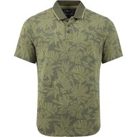 Weird Fish Sarat Printed Polo Shirt Dark Olive Size XL Weird Fish Sarat Printed Polo Shirt Dark Olive Size XL
