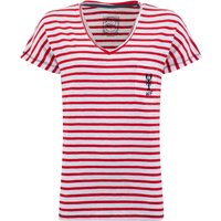 Weird Fish Liora Embroidered Pocket T-Shirt Goji Berry Size 10 Weird Fish Liora Embroidered Pocket T-Shirt Goji Berry Size 10