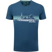 Weird Fish Nautical Sky Front Print Graphic T-Shirt Ensign Blue Size 2XL Weird Fish Nautical Sky Front Print Graphic T-Shirt Ensign Blue Size 2XL