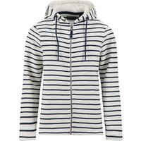 Weird Fish Catalina Striped Full Zip Hoodie Navy Size 10 Weird Fish Catalina Striped Full Zip Hoodie Navy Size 10