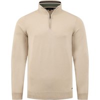 Weird Fish Blaine Fine Knit 1/4 Zip Jumper Oyster Size 2XL Weird Fish Blaine Fine Knit 1/4 Zip Jumper Oyster Size 2XL