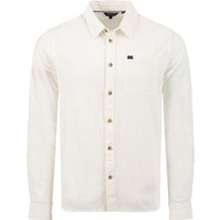 Weird Fish Geoffery Long Sleeve Textured Crepe Shirt Dusty White Size 2XL Weird Fish Geoffery Long Sleeve Textured Crepe Shirt Dusty White Size 2XL