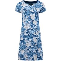 Weird Fish Tallahassee Printed Jersey Dress Estate blue Size 10 Weird Fish Tallahassee Printed Jersey Dress Estate blue Size 10