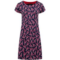 Weird Fish Tallahassee Printed Jersey Dress Mid Navy Size 8 Weird Fish Tallahassee Printed Jersey Dress Mid Navy Size 8
