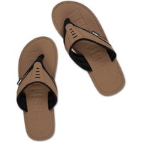Weird Fish Foster Flip Flops Tan Size 7