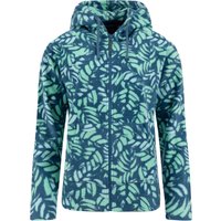 Weird Fish Imogen Full Zip Printed Microfleece Hoodie Majolica Blue Size 10 Weird Fish Imogen Full Zip Printed Microfleece Hoodie Majolica Blue Size 10