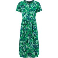 Weird Fish Celsia Printed Jersey Scoop Midi Dress Cactus Green Size 10 Weird Fish Celsia Printed Jersey Scoop Midi Dress Cactus Green Size 10