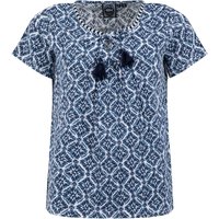 Weird Fish Sofia Printed Double Cloth Blouse Twilight Size 18 Weird Fish Sofia Printed Double Cloth Blouse Twilight Size 18