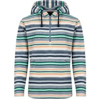 Weird Fish Lana 1/4 Zip Printed Micro Fleece Hoodie Light Cream Size 12 Weird Fish Lana 1/4 Zip Printed Micro Fleece Hoodie Light Cream Size 12