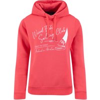 Weird Fish Topaz Front Print Popover Hoodie Flamingo Size 8 Weird Fish Topaz Front Print Popover Hoodie Flamingo Size 8