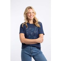Weird Fish Pooches Front Print Cotton Graphic T Shirt