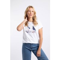 Weird Fish Puffins Front Print Graphic T Shirt