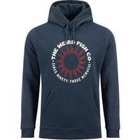 Weird Fish Wills Front Print Graphic Popover Hoodie