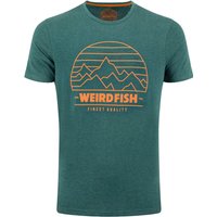 Weird Fish Off Grid Front Print Graphic T Shirt