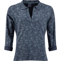 Weird Fish Rosalie Printed Jersey Polo Shirt