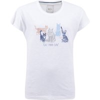Weird Fish Meow Front Print Graphic T Shirt