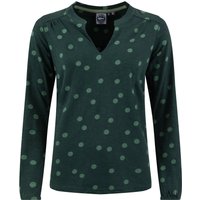 Weird Fish Brooke Printed V Neck Jersey Top