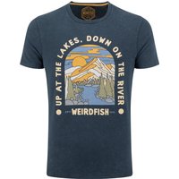 Weird Fish Up At Lakes Front Print Graphic T Shirt