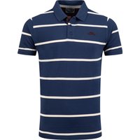Weird Fish Fabian Striped Pique Polo Shirt