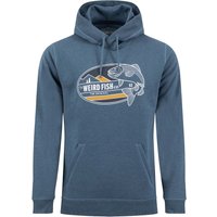 Weird Fish Wills Front Print Graphic Popover Hoodie